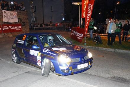 Mirosław Włodarczyk i Marek Kaczmarek - Renault Clio Sport.